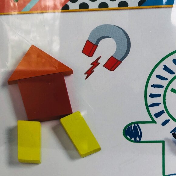 New Sealed Djeco Wooden Magnetic White Board For Age 3+ - Picture 9 of 13